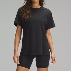 Lululemon Black All Yours Short Sleeve T-shirt Sz 10